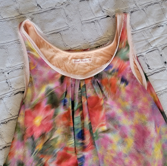 Casual Freedom Sz XL WaterColor top - Picture 2 of 7
